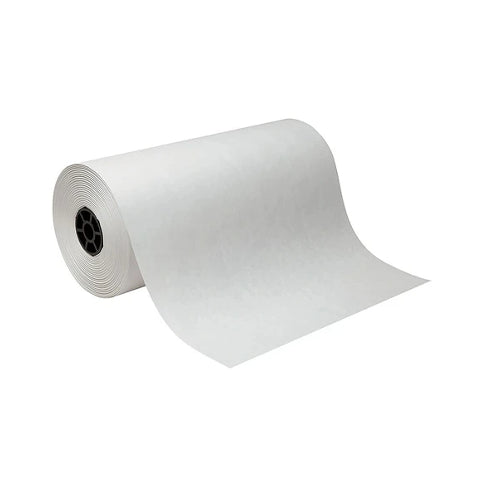 Lot 3 Rouleaux Papier Kraft Blanc 60g – 1 M × 10 M, Idéal Emballage Cadeau, Protection, Décoration, Envoi Colis